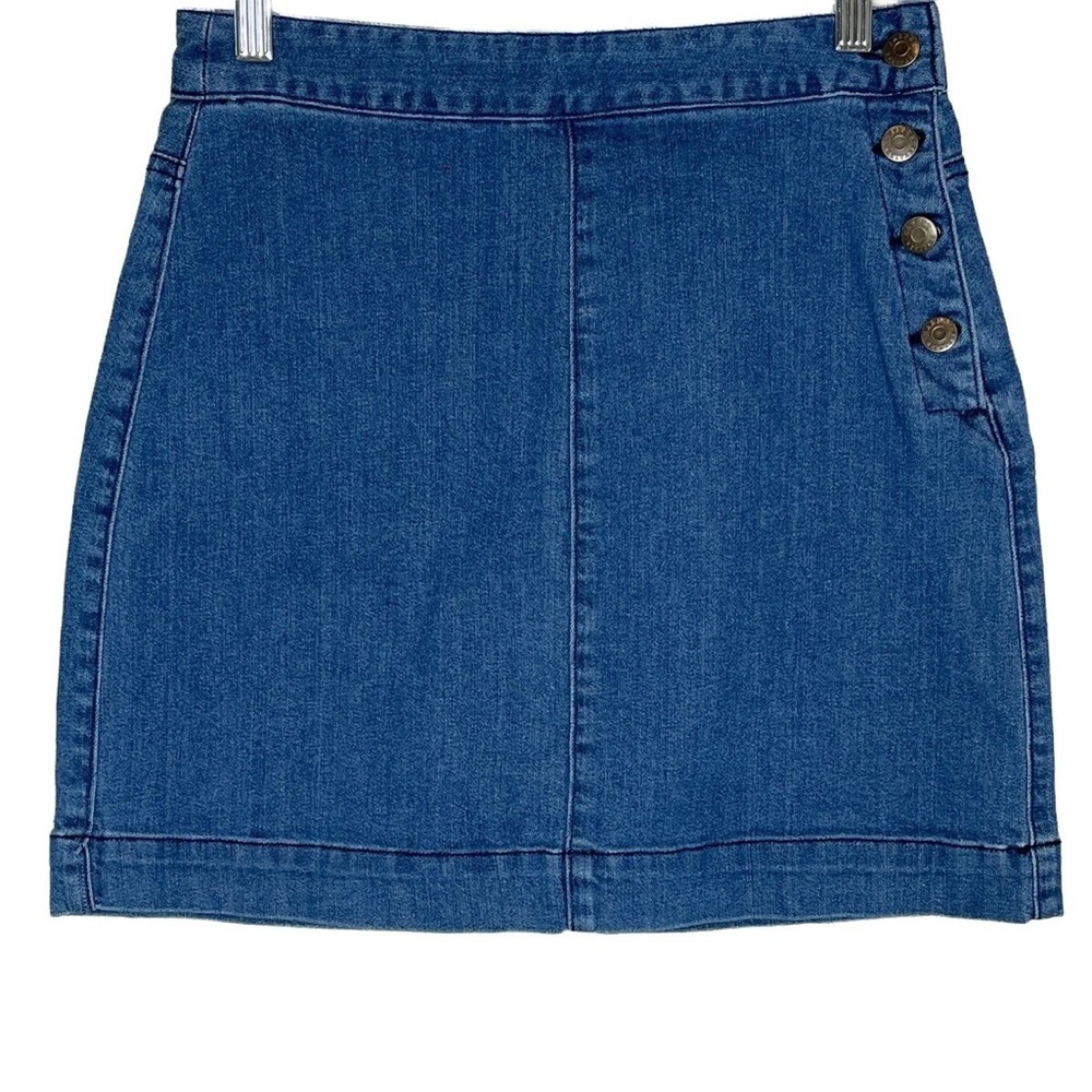 Harper Heritage Mini Y2K Style Denim Skirt Women Size L.